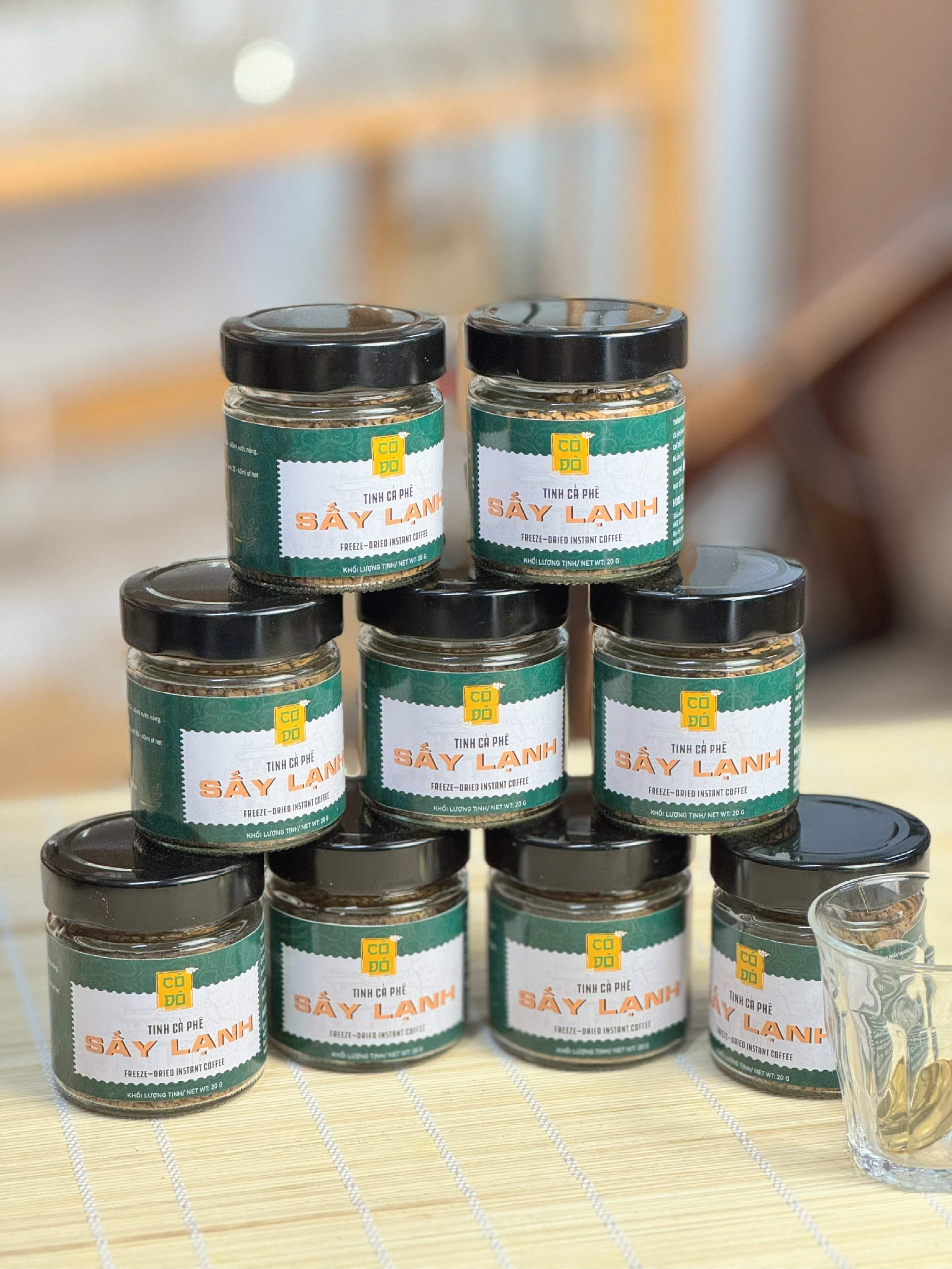 Tinh Cà Phê Hòa Tan Đen Cố Đô - Sấy Lạnh